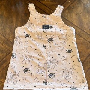 Baby Girls 24-36 months Disney at Primark Minnie Mouse Pink Overall Dress